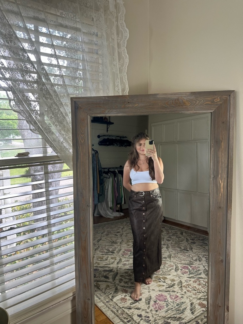 Free people Astoria Vegan Maxi Skirt